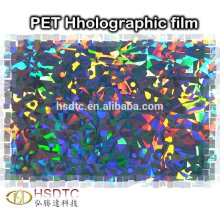 PET Metallisierter Holographischer Film Hochwertiger farbiger Laserfilm